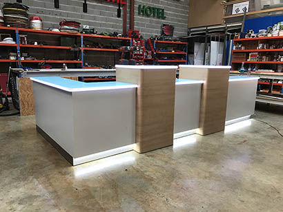 Comptoir en cours de Fabrication